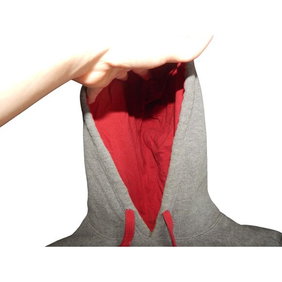 E5 Alabama Crimson Tide football women's x-large gray hoodie pullover sweatshirt - Picture 4 of 7